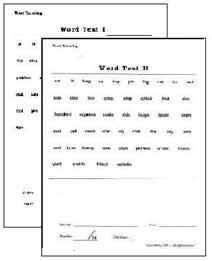 Phonetic Word Test 1 and 2